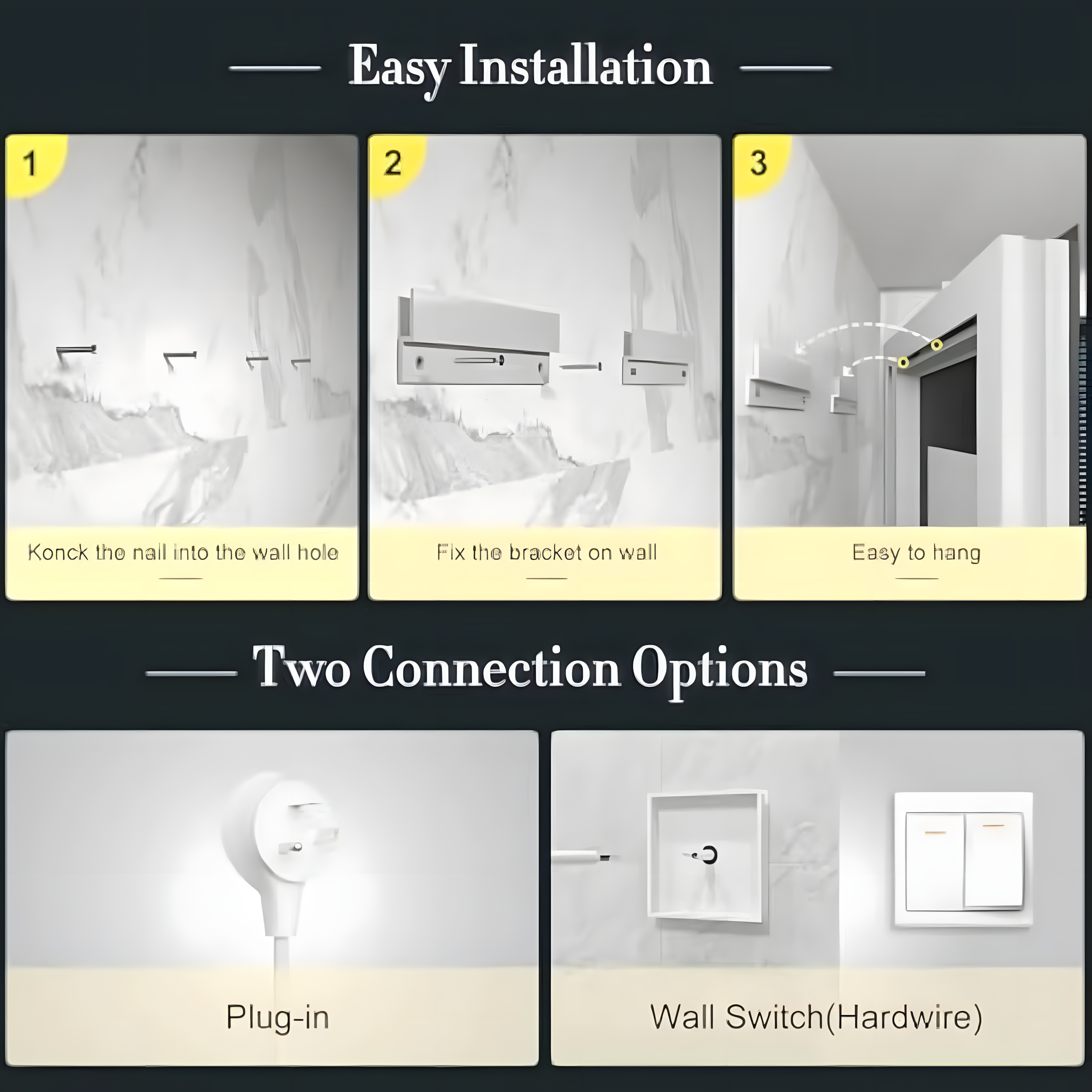 Front & BackLit LED Mirror 55X30
